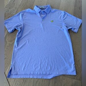 Peter Millar Masters Light Purple Polo Shirt with Masters Green Logo